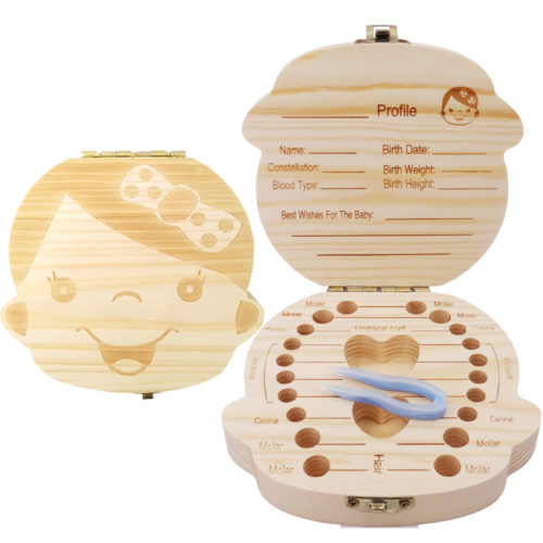 baby tooth keepsake box girls