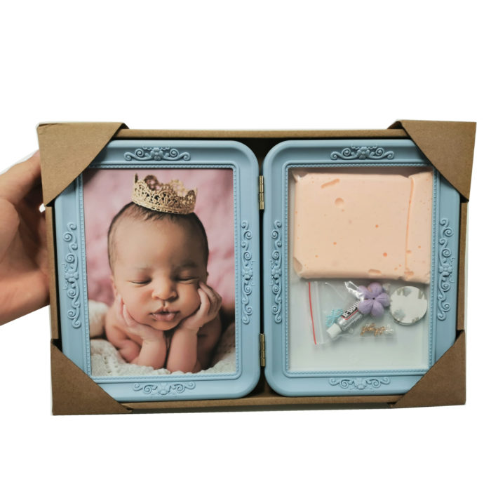 Baby Hand and Footprint Picture Frame Kit (6)