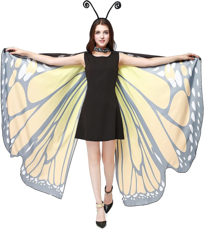 067 Squid Halloween Costume for Women Butterfly Wings - Image 2