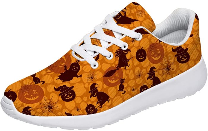 456 Squid Halloween Print Mens Running Shoes - Image 3